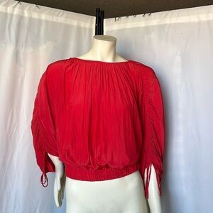 Ramy Brook Womens Surplice Blouse